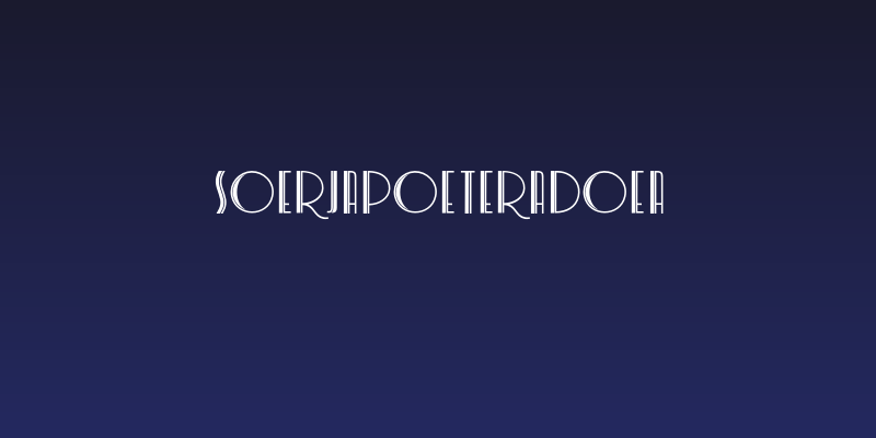 SoerjapoeteraDoea Social Header