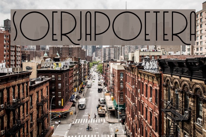 Soerjapoetera Example 1