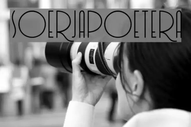 Soerjapoetera Font examples