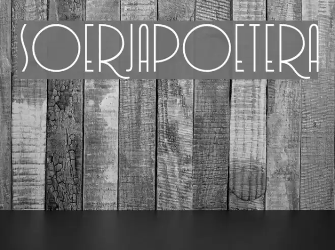 Soerjapoetera Font examples