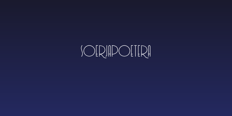 Soerjapoetera Social Header