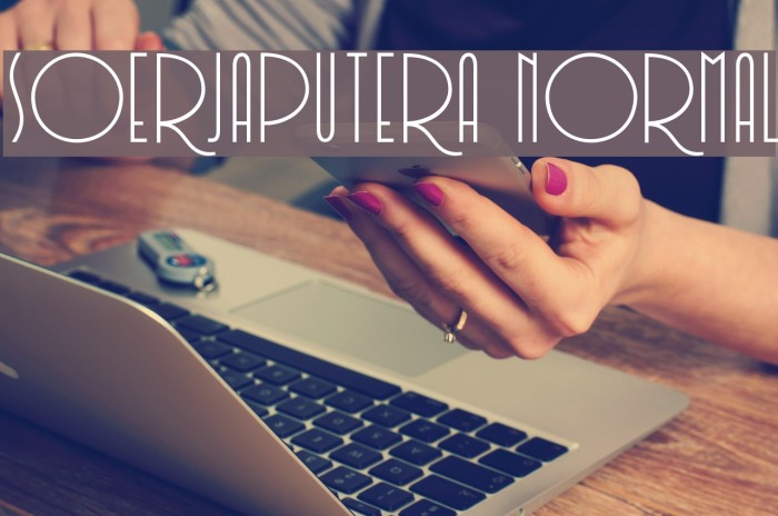 Soerjaputera Normal Font examples