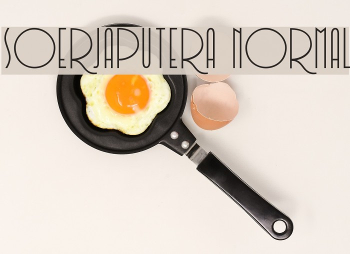 Soerjaputera Normal Font examples