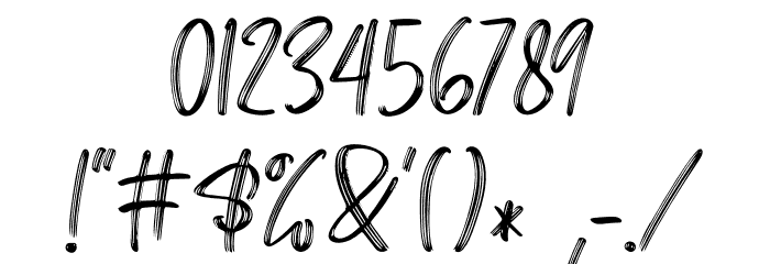 SoettallyRegular Font OTHER CHARS