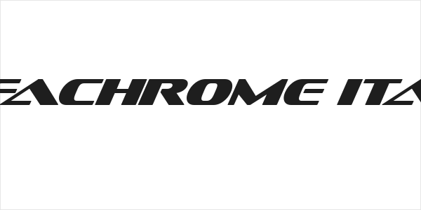 Sofachrome Italic Logo