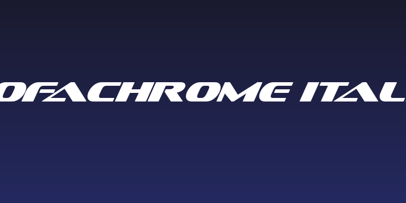 Sofachrome Italic Social Header