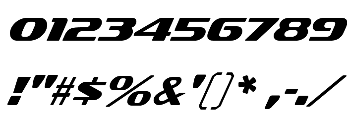 SofachromeRg-Italic Font OTHER CHARS