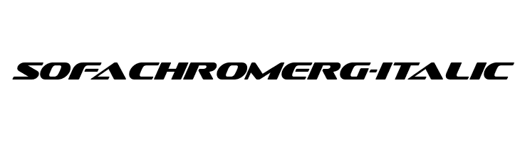 SofachromeRg-Italic  font caratteri gratis