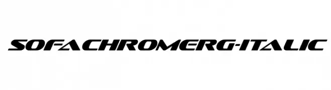SofachromeRg-Italic  Fuentes Gratis Descargar