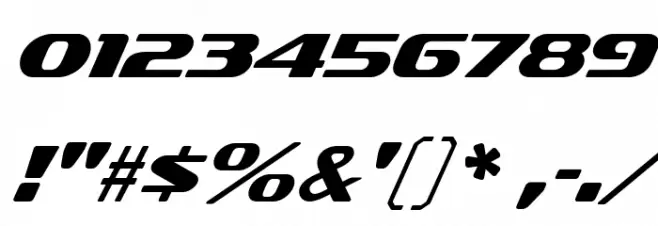 SofachromeRg-Italic Font OTHER CHARS