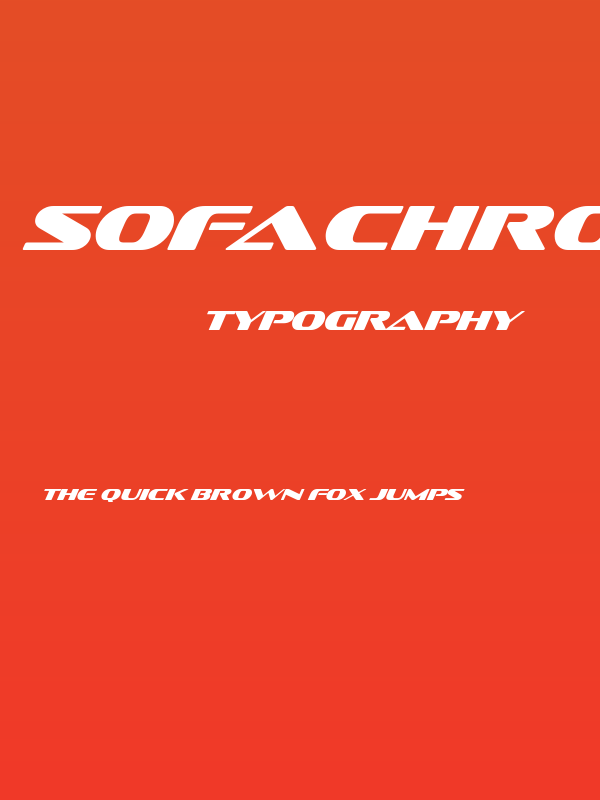 SofachromeRg-Italic Poster