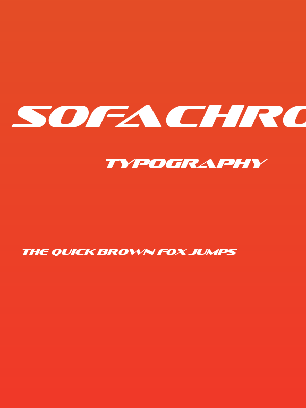 SofachromeRg-Italic Poster