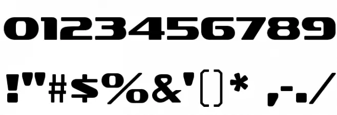 SofachromeRg-Regular Font OTHER CHARS