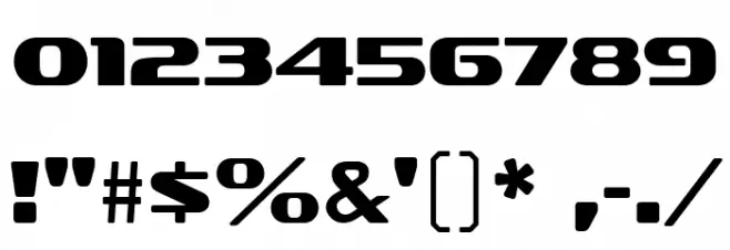 SofachromeRg-Regular Font OTHER CHARS
