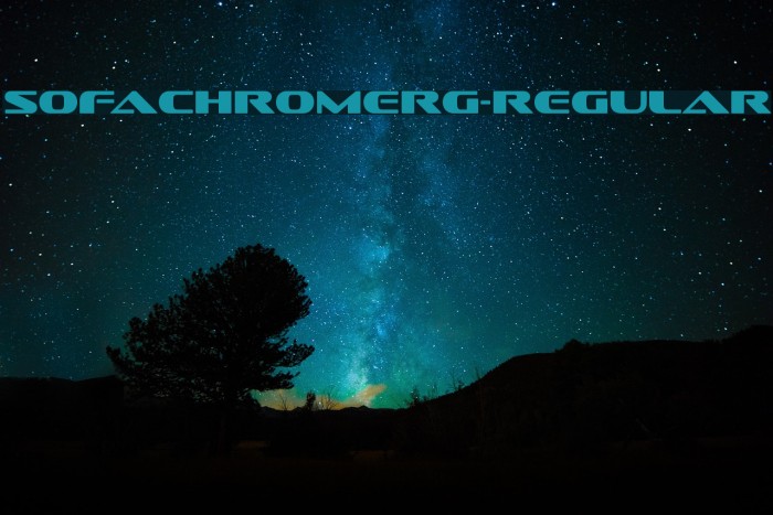 SofachromeRg-Regular Font examples