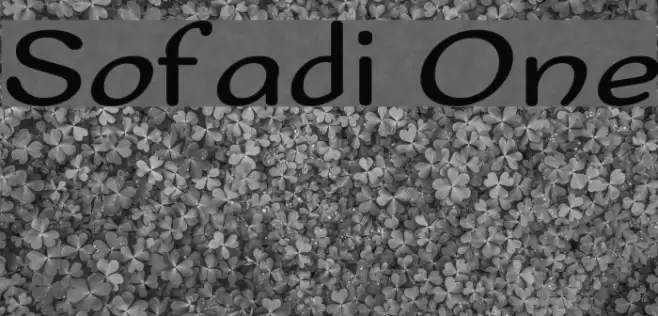 Sofadi One Font examples