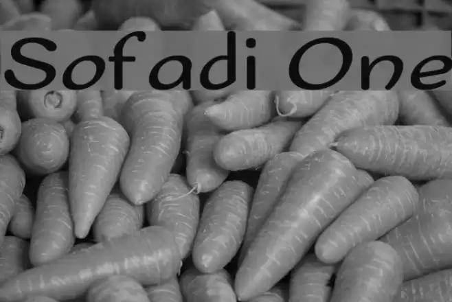 Sofadi One Font examples