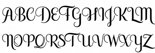 SoffiaScript Font Litere mari