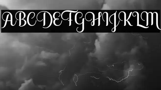 SoffiaScript Font examples