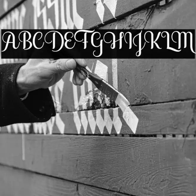 SoffiaScript Font examples