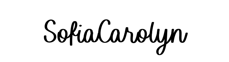 Sofia Carolyn  Free Fonts Download