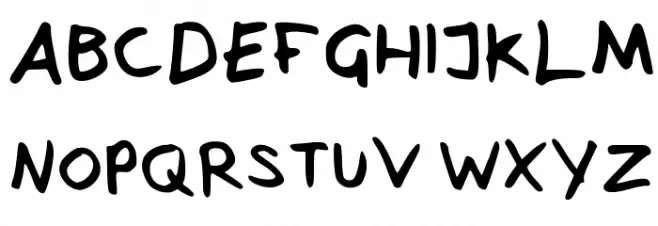 Sofia Handwritten Medium 字体 大写