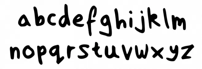 Sofia Handwritten Medium Шрифта строчной