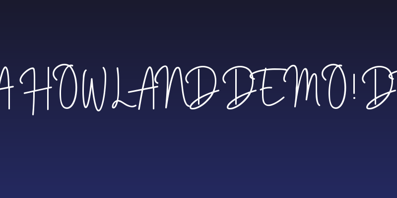 Sofia Howland DEMO! DEMO! Social Header