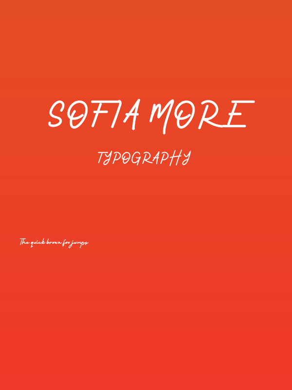 Sofia More Poster
