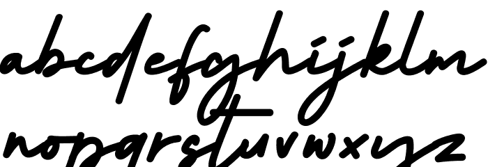 Sofia More Font LOWERCASE