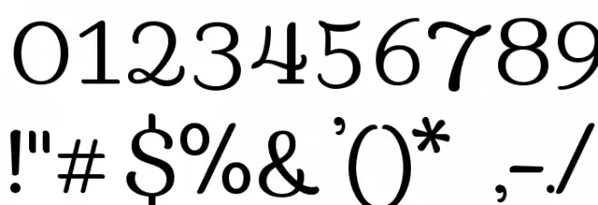 Sofia-Regular Font OTHER CHARS