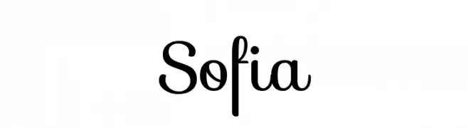 Sofia  免费字体下载