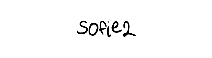 Sofie2  フリーフォントのダウンロード