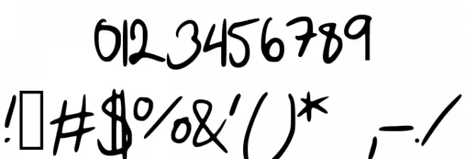 Sofie2 Font OTHER CHARS