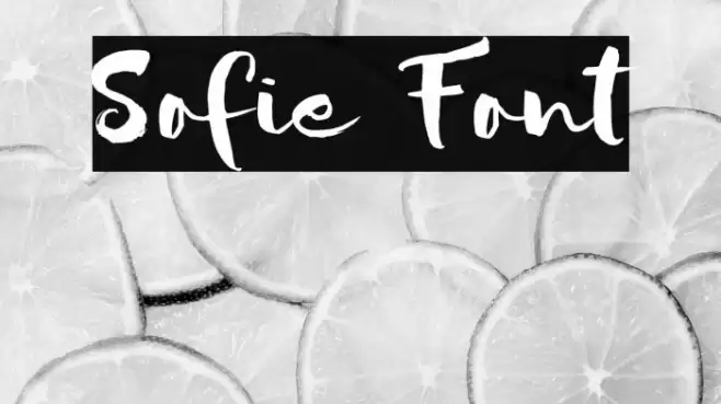 Sofie Font examples