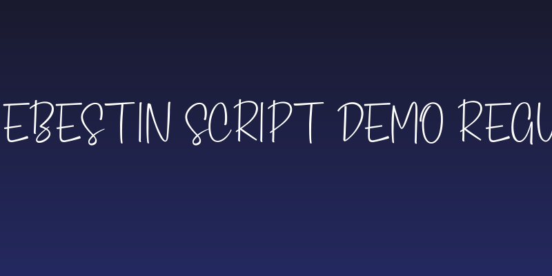 Sofiebestin Script_DEMO Regular Social Header