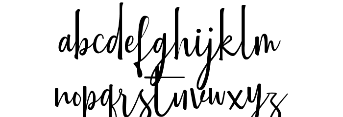 Sofiebestin Script_DEMO Regular Font LOWERCASE