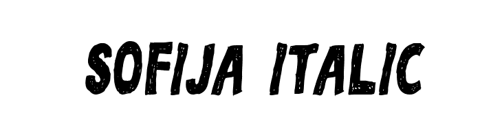 Sofija Italic Font