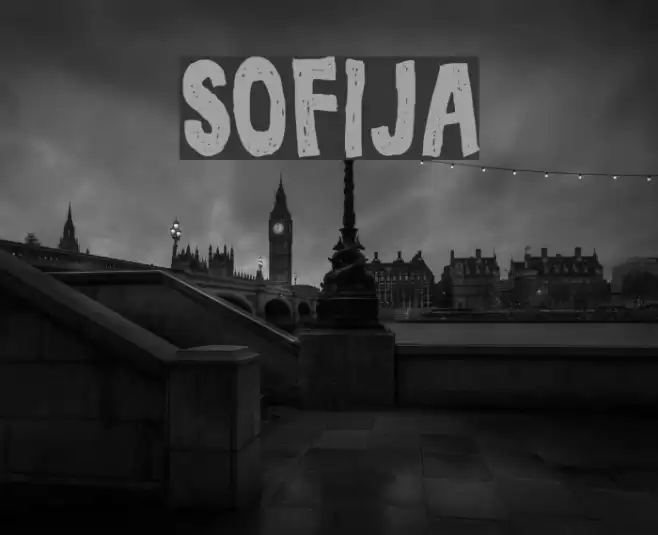 Sofija Font examples