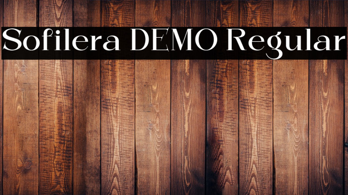 Sofilera DEMO Regular Example 1