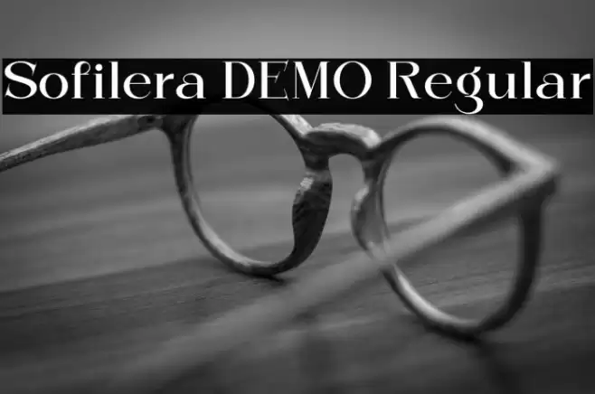 Sofilera DEMO Regular फ़ॉन्ट examples