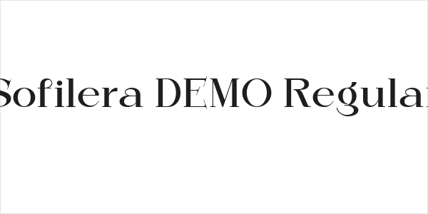 Sofilera DEMO Regular Logo