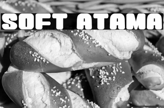 Soft Atama フォント examples