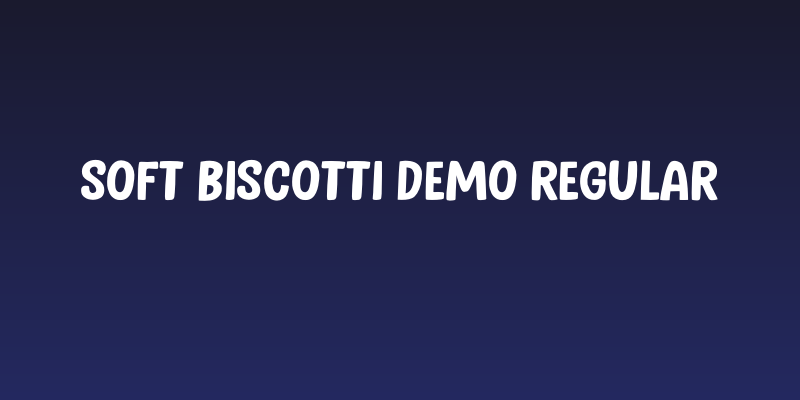 Soft Biscotti DEMO Regular Social Header