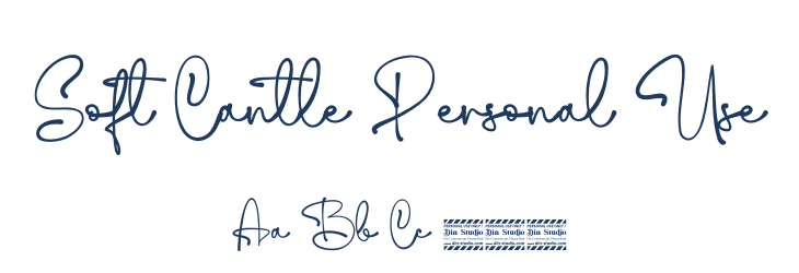 Soft Cantle Personal Use Font Preview