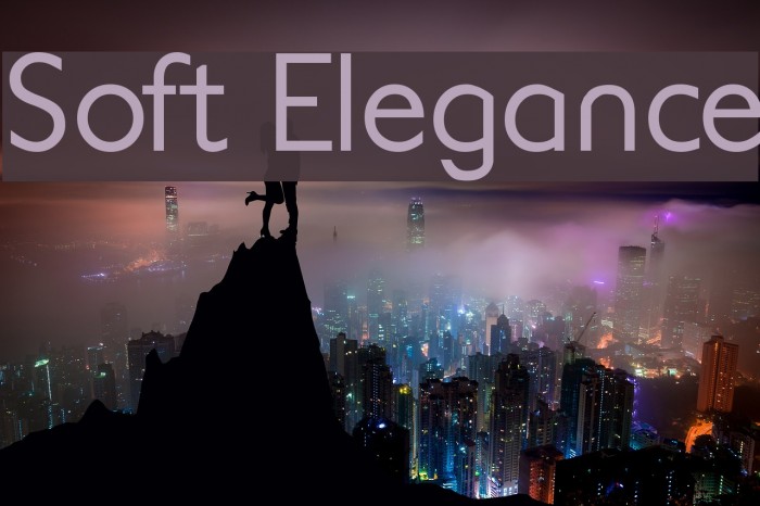 Soft Elegance Font examples