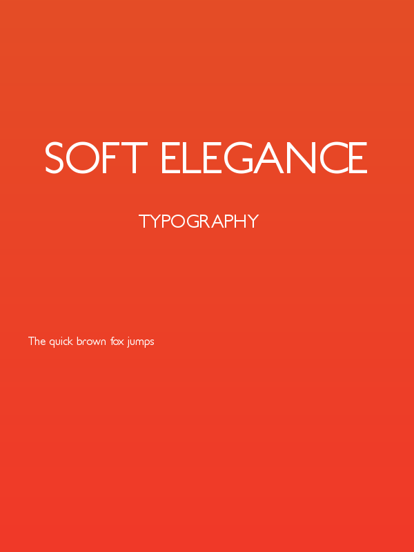 Soft Elegance Poster
