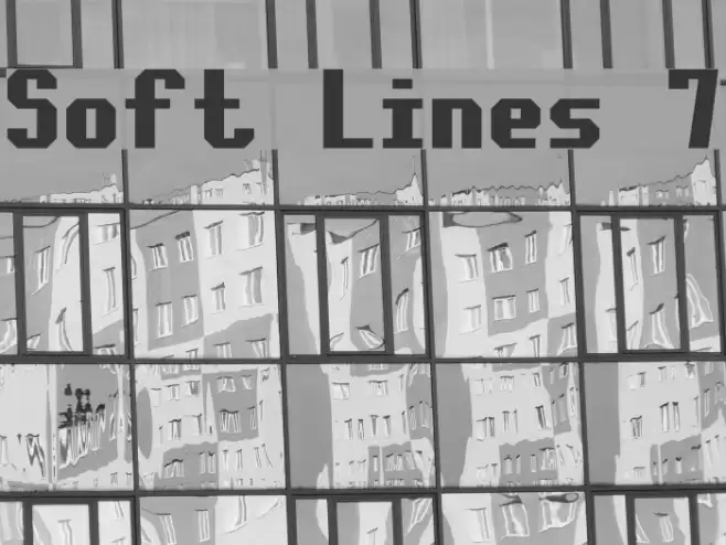 Soft Lines 7 フォント examples