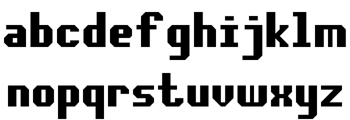 Soft Lines 7 フォント 小文字