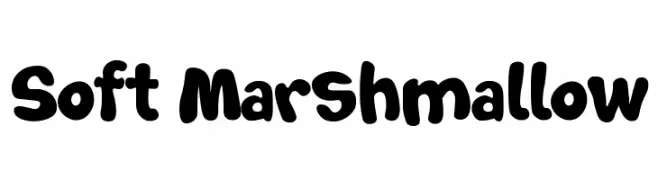 Soft Marshmallow  les polices de caractères gratuit tlcharger